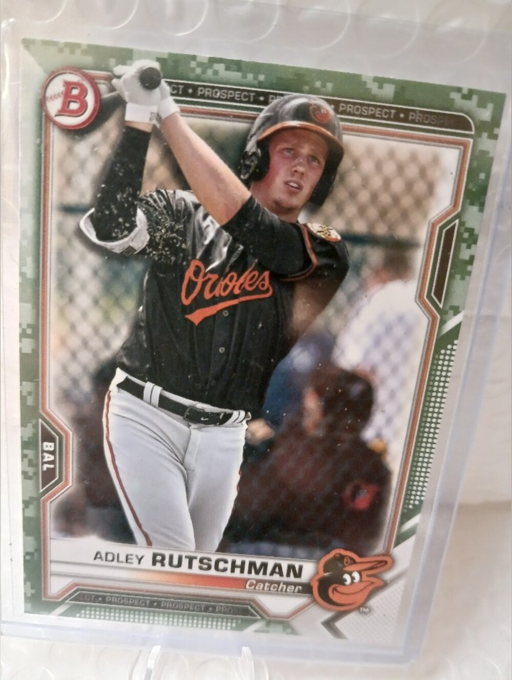 2021Bowman Prospect Adley Rutschman Rookie Refractor